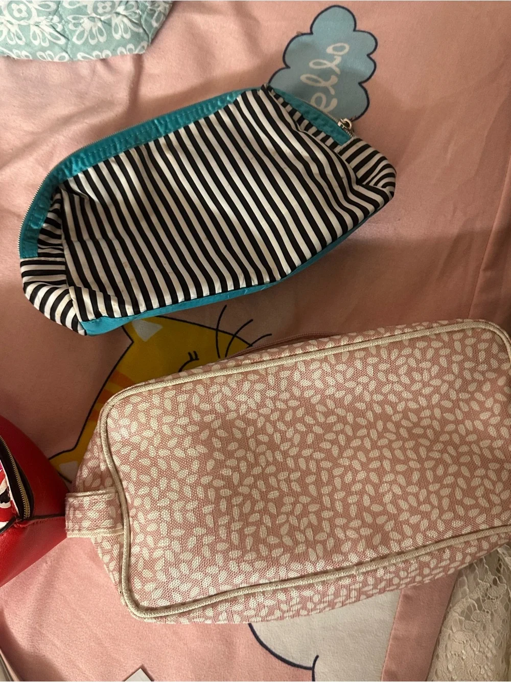 Designer Cosmetic Bag Bundle – Armani, Lancôme, Clarins & Elizabeth Arden
